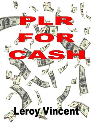 cover image of PLR For Cash